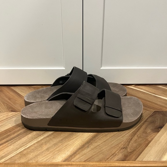 NEW* Reef Ojai Two Bar brown leather sandals size 9 - Picture 3 of 9